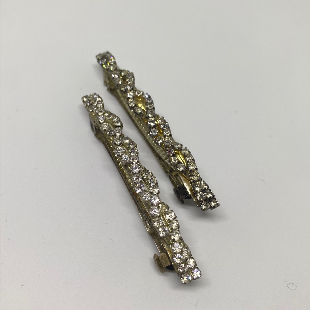 Sparkly Glitter Hair Clips Elegant Rhinestone Barrettes for Women, Girls Set